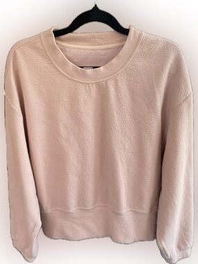ZYIA Textured Crewneck Sweatshirt